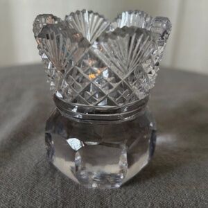 vintage West Moreland toothpick UV reactive glass